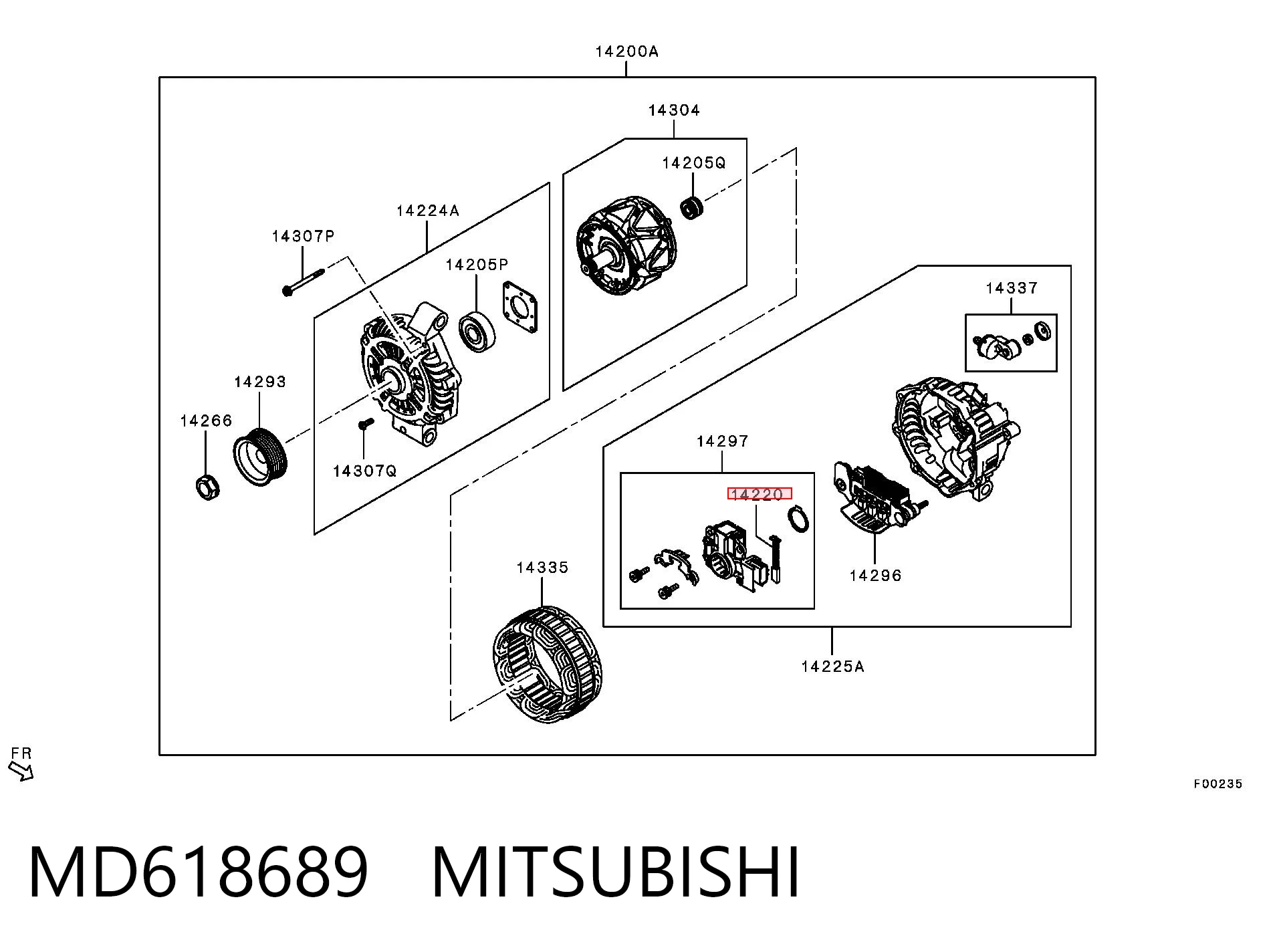 MD618689 Mitsubishi