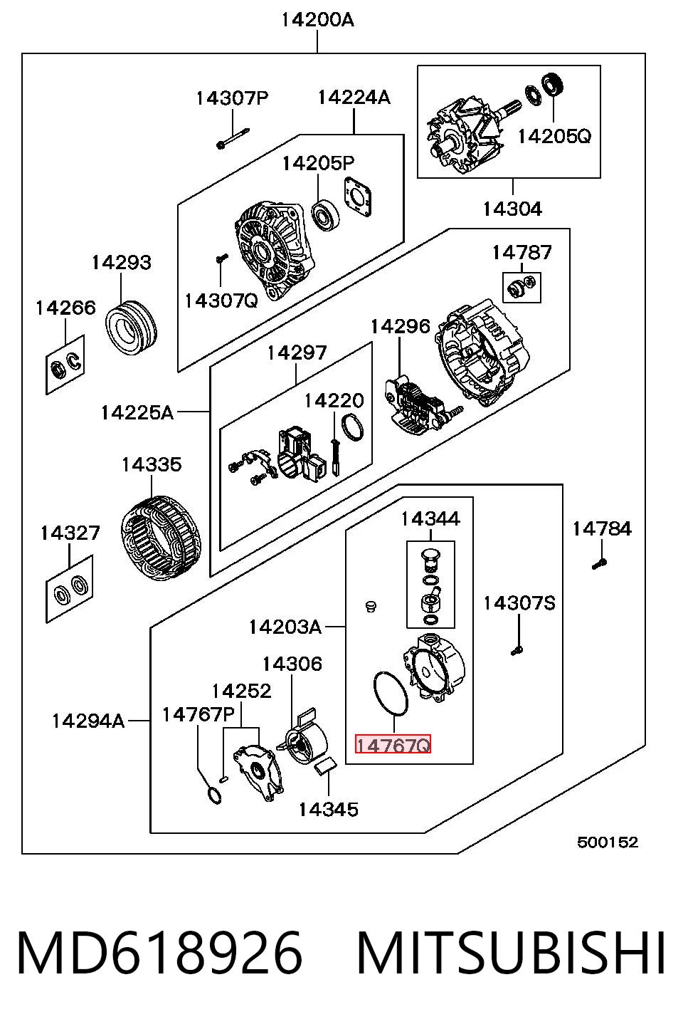 MD618926 Mitsubishi