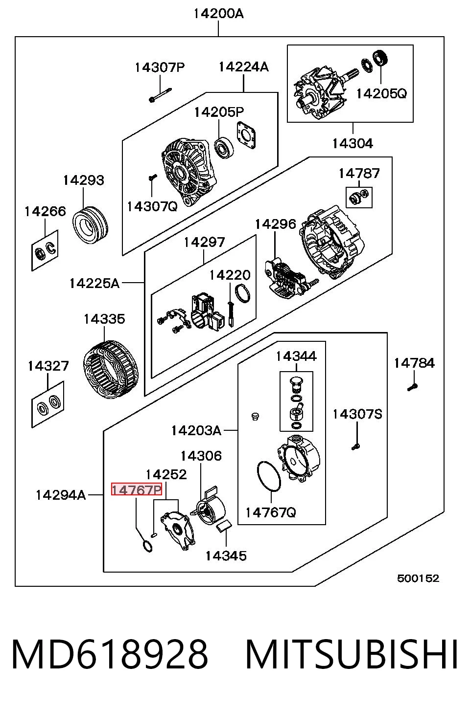MD618928 MITSUBISHI
