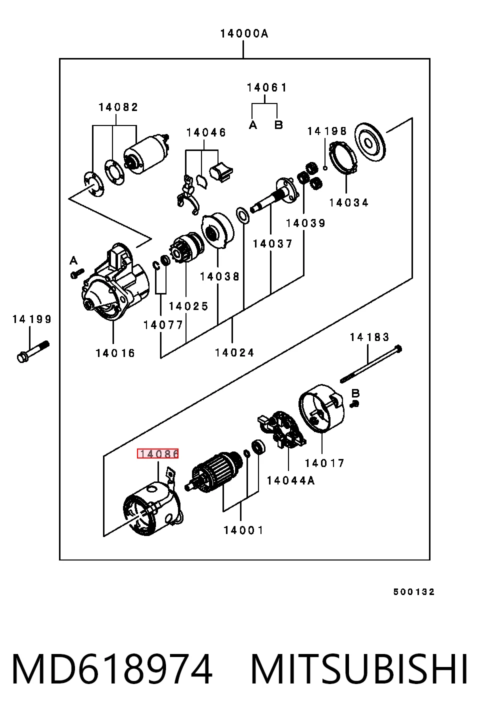 MD618974 Mitsubishi
