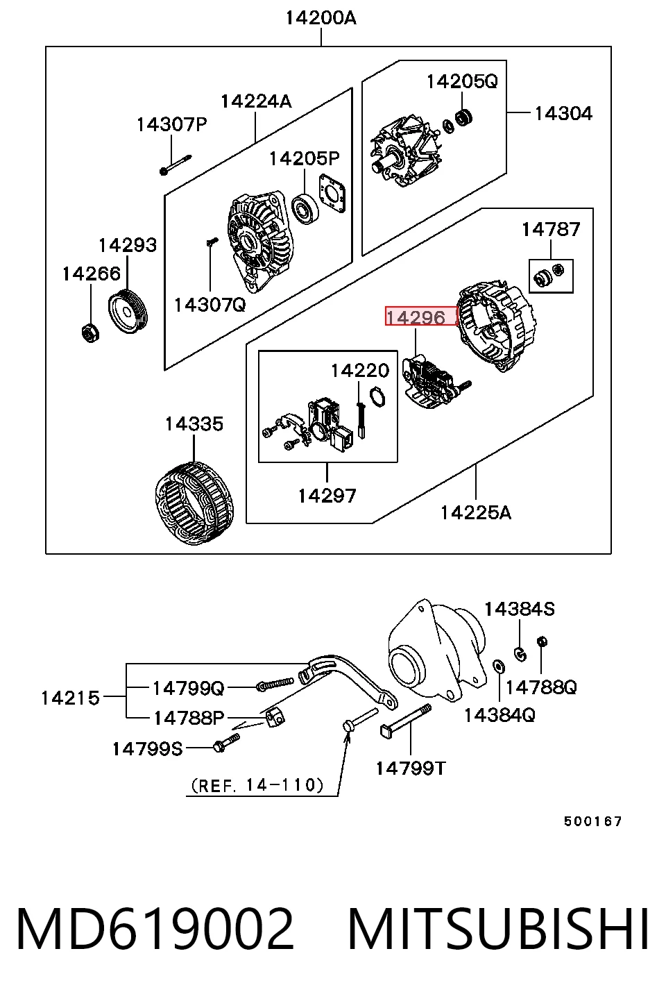 MD619002 Mitsubishi