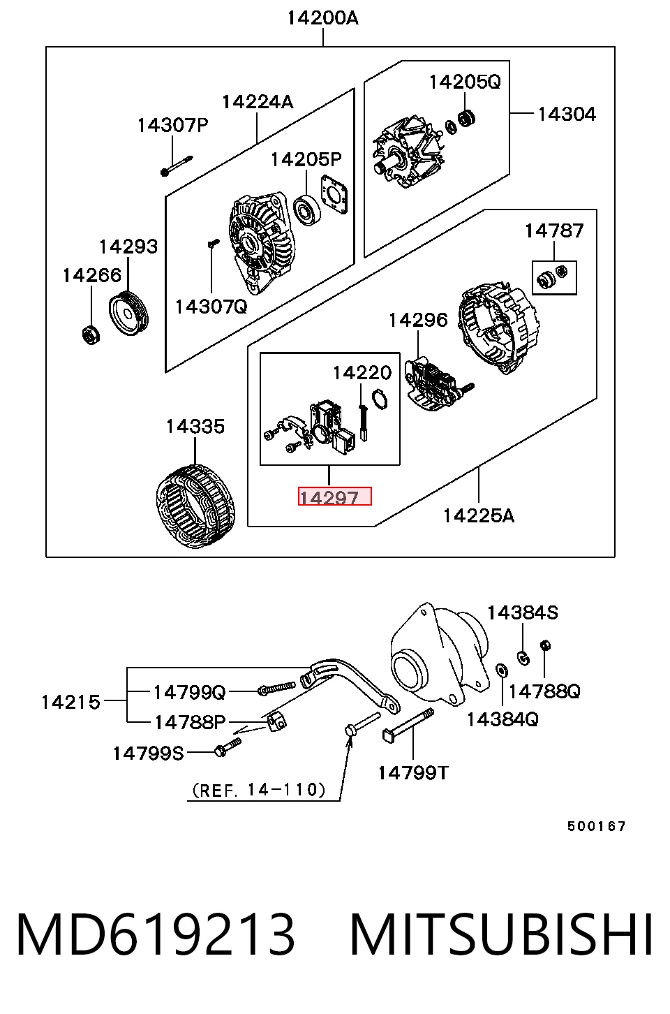 MD619213 Mitsubishi