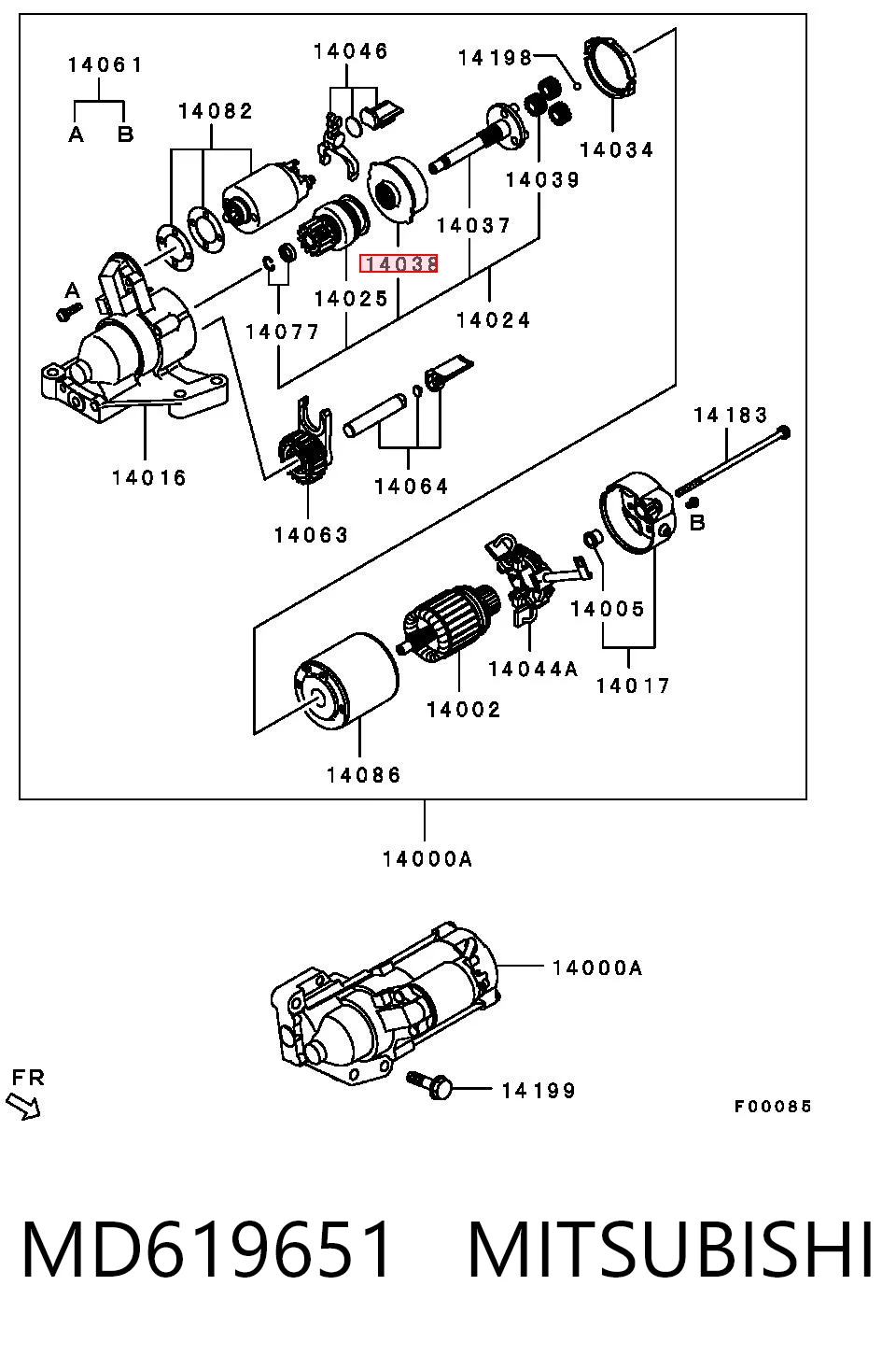 MD619651 Mitsubishi