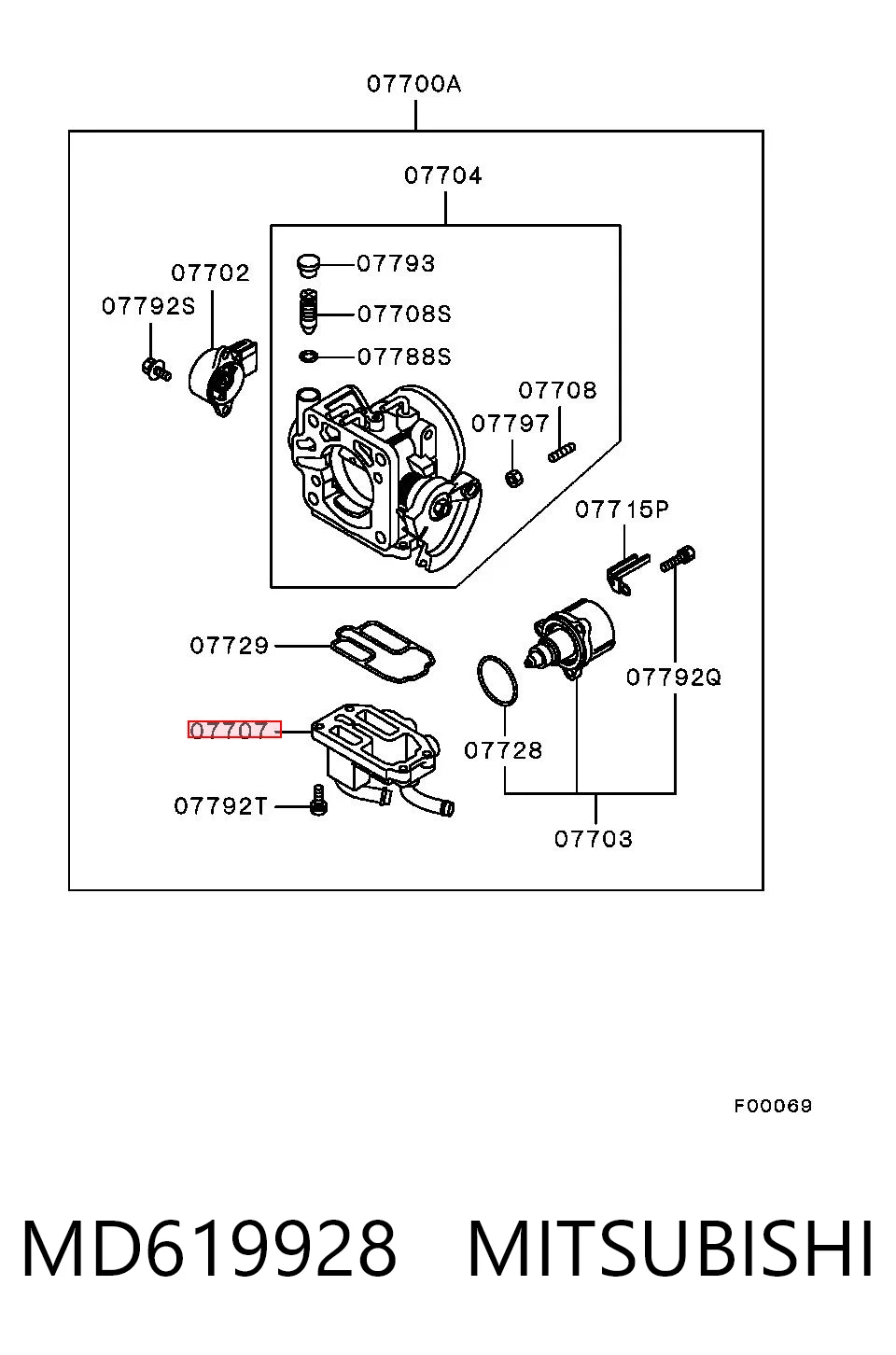 MD619928 Mitsubishi