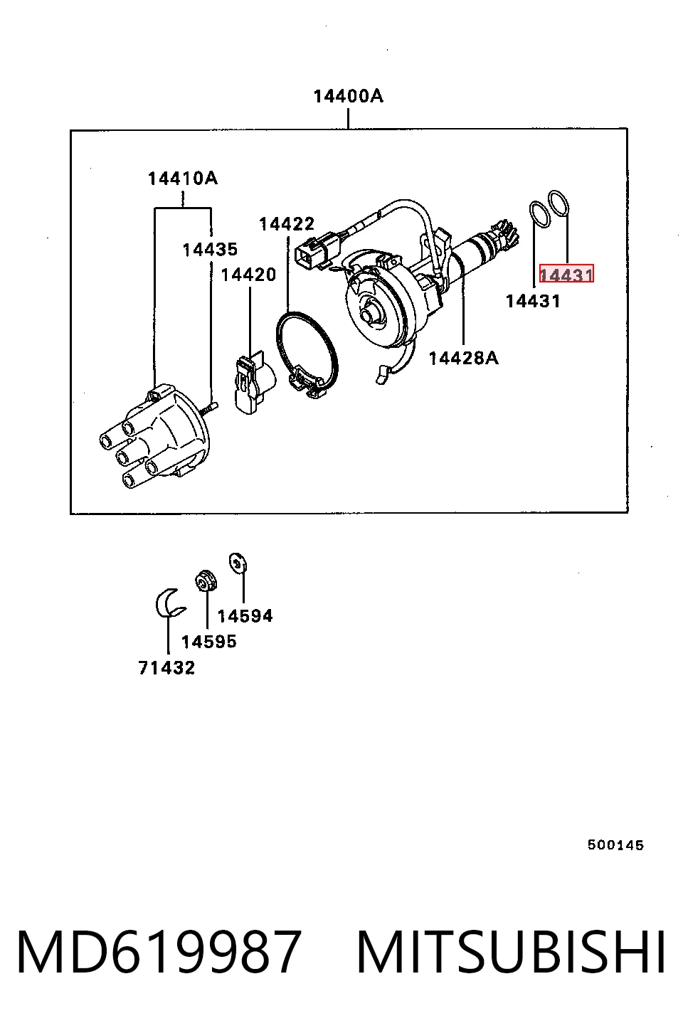 MD619987 Mitsubishi