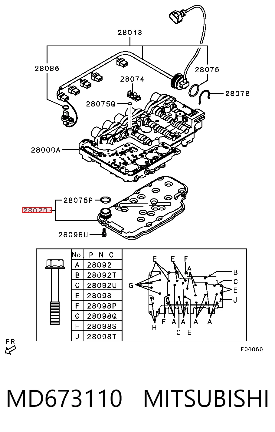 Filtro caja de cambios automática AND 3S325005