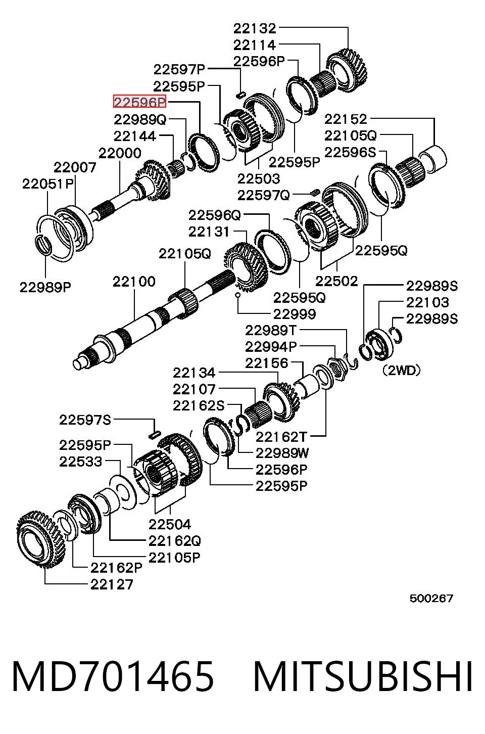 MD701465 Mitsubishi