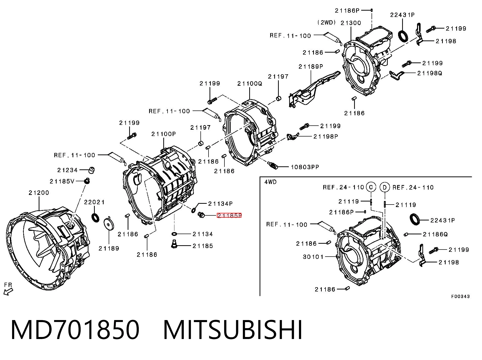 MD701850 Mitsubishi