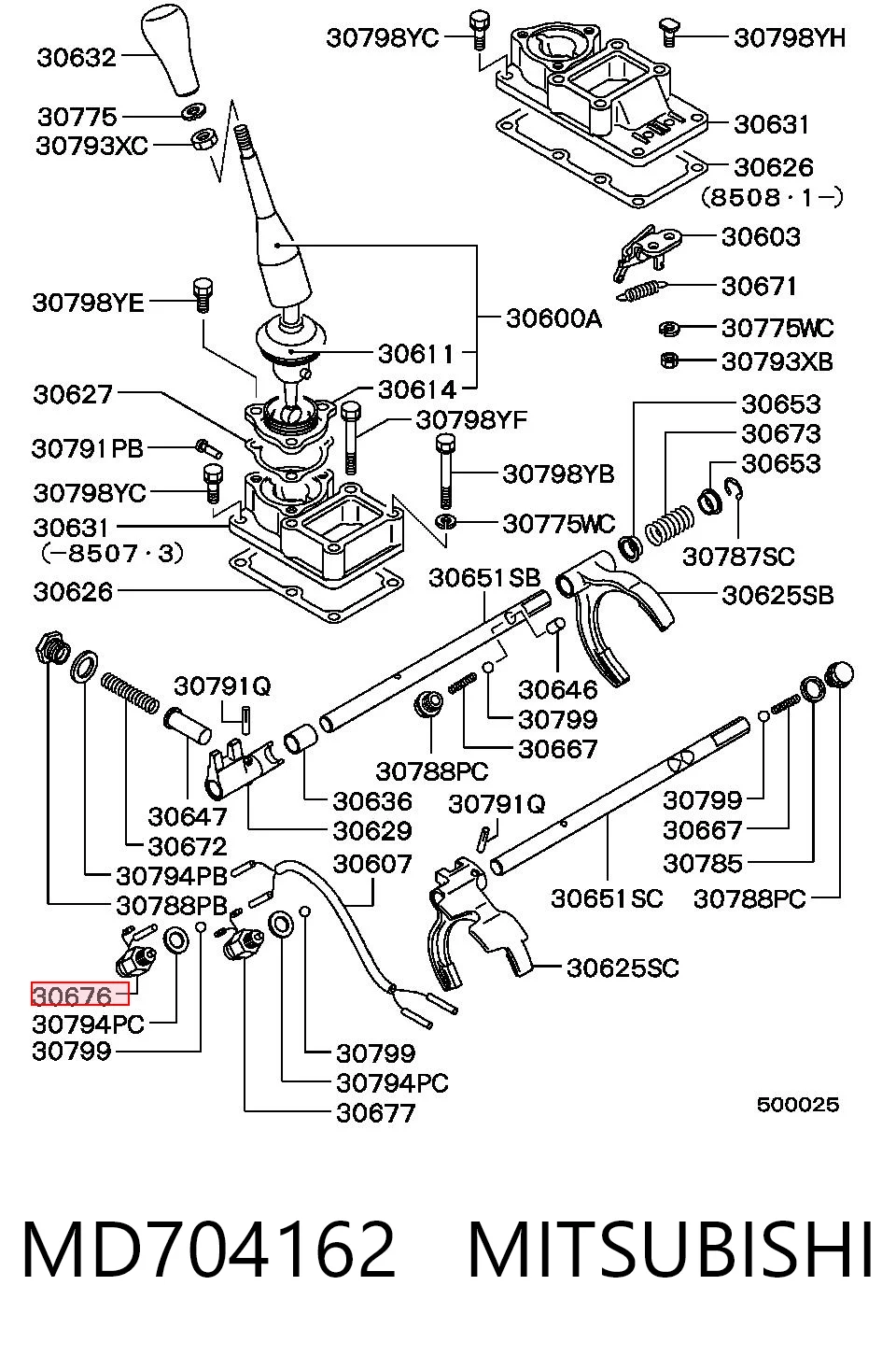 Sensor de marcha atrás para Hyundai Galloper JK