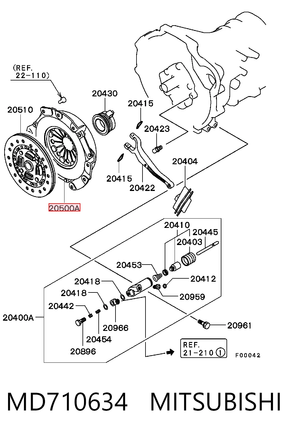MD710634 Mitsubishi