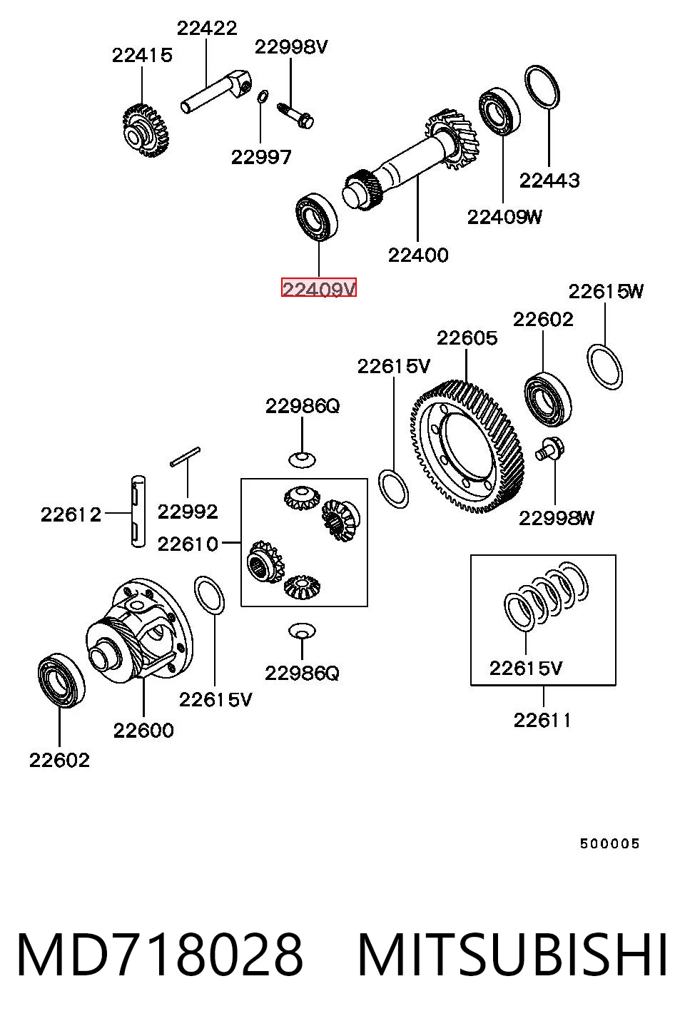 MD718028 Mitsubishi