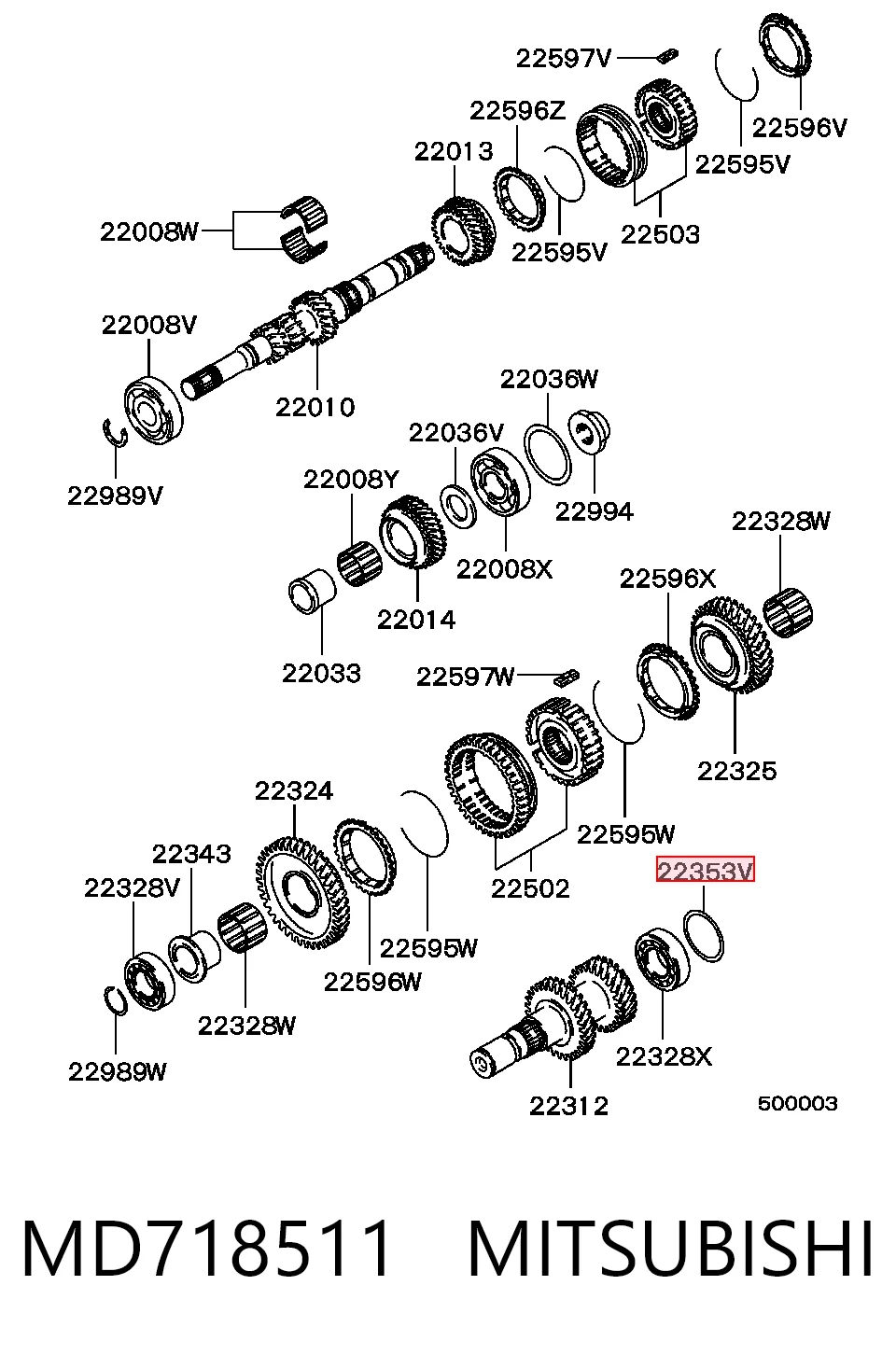 MD718511 Mitsubishi