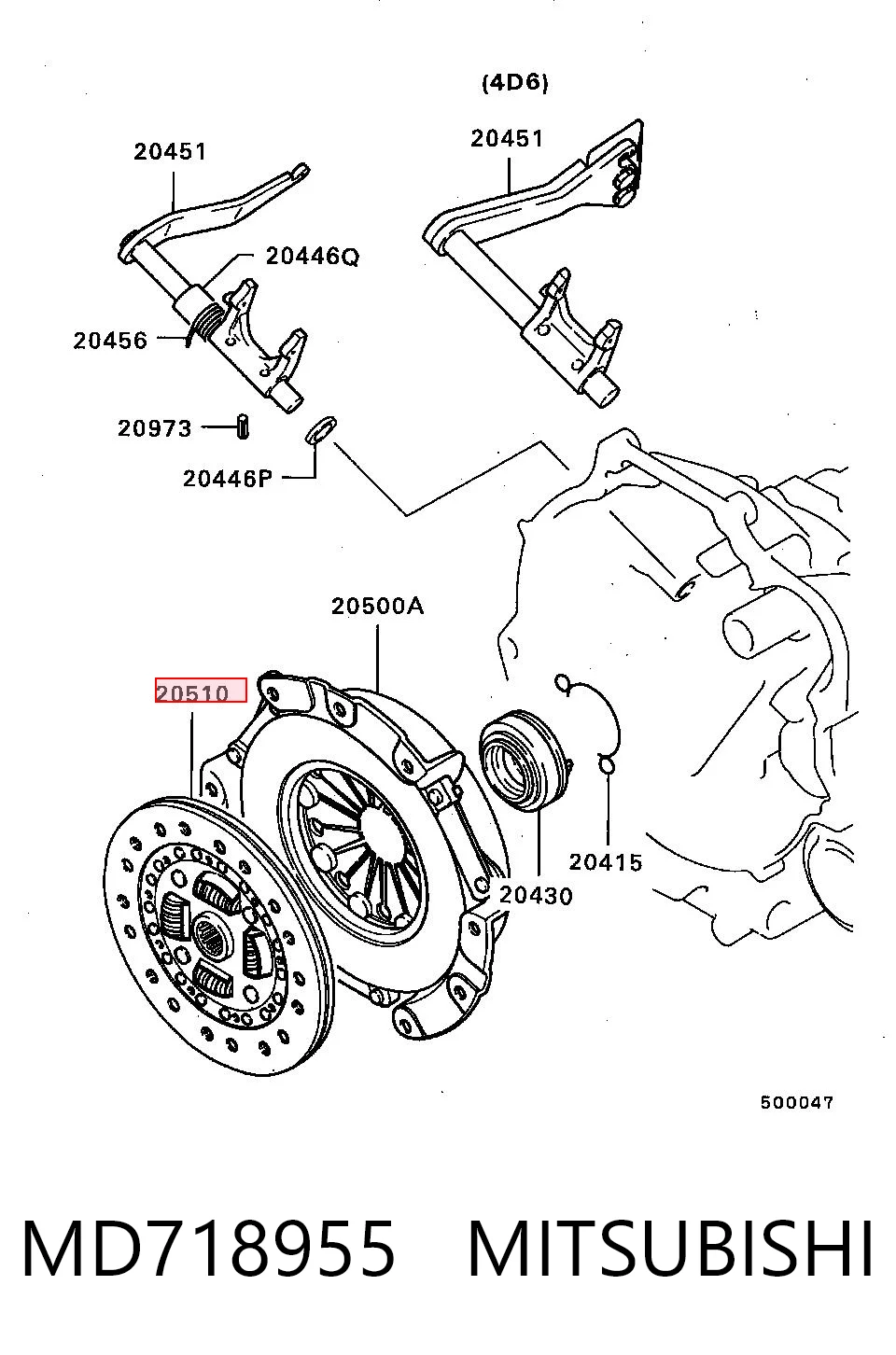 Embrague de disco Hyundai Sonata II