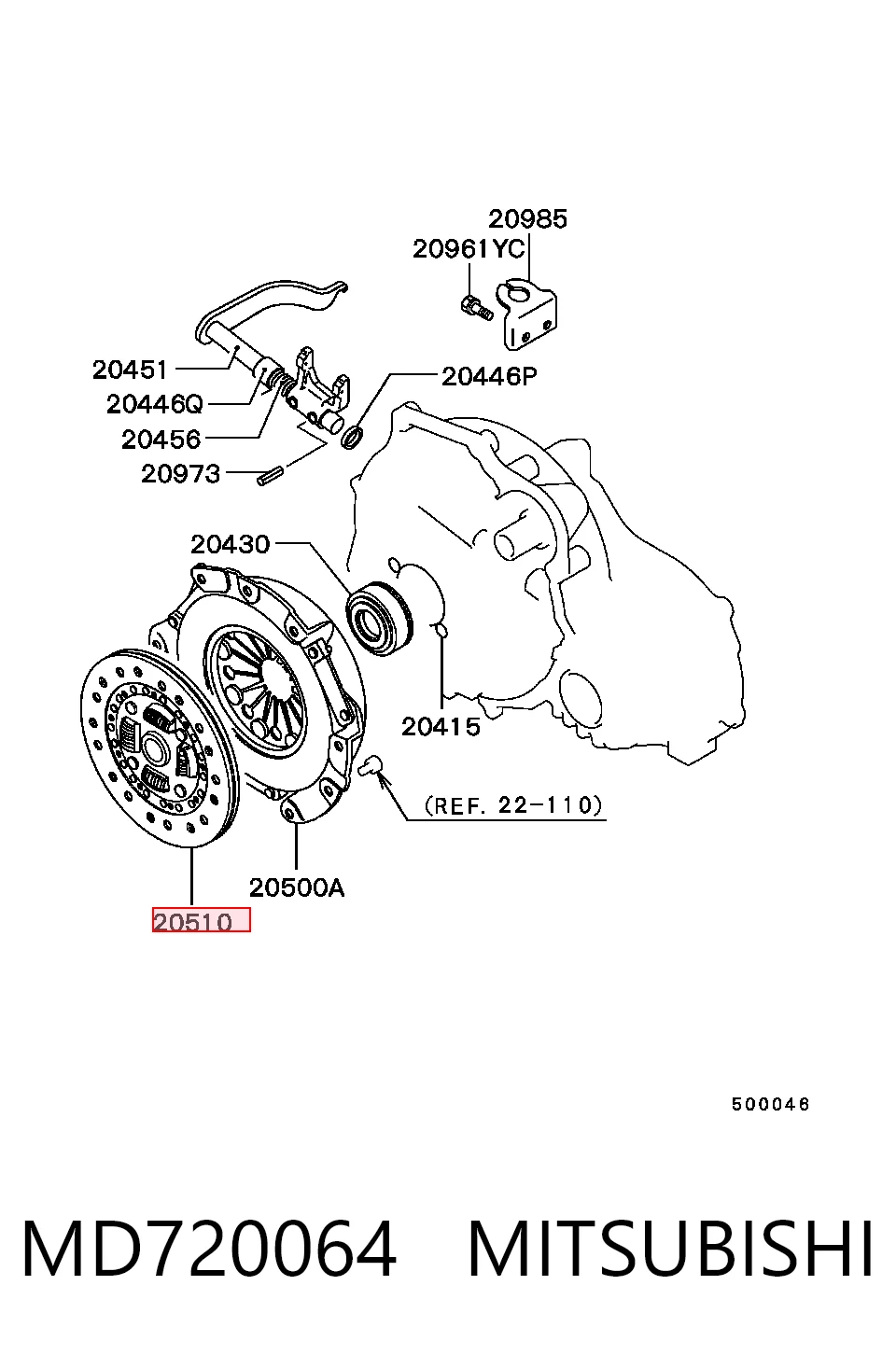 MD720064 Mitsubishi