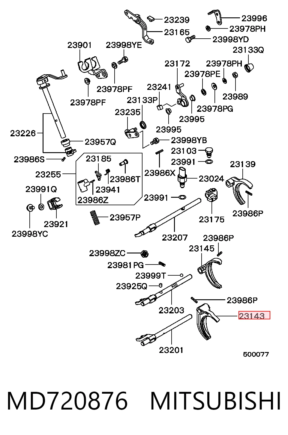 MD720876 Mitsubishi