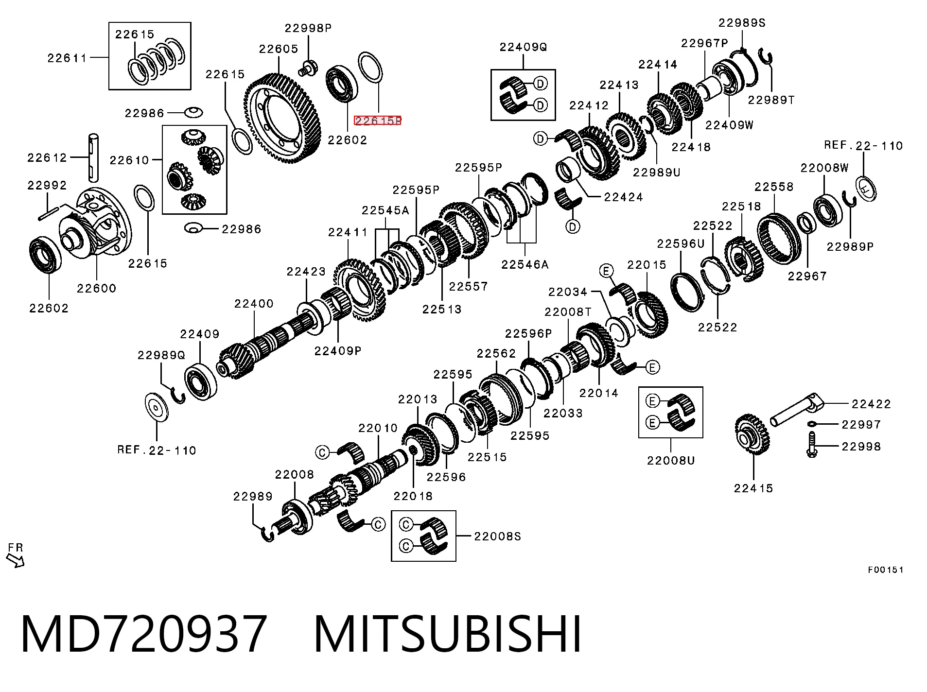 MD720937 Mitsubishi