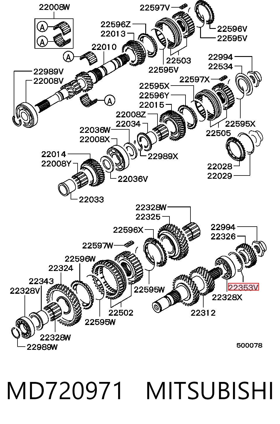 MD720971 Mitsubishi