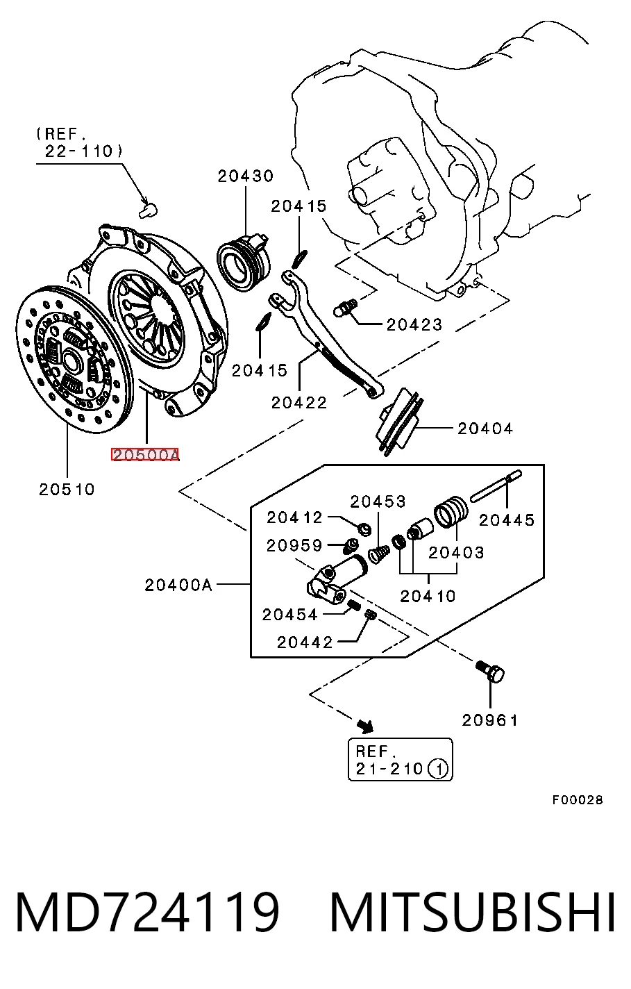 MD724119 Mitsubishi