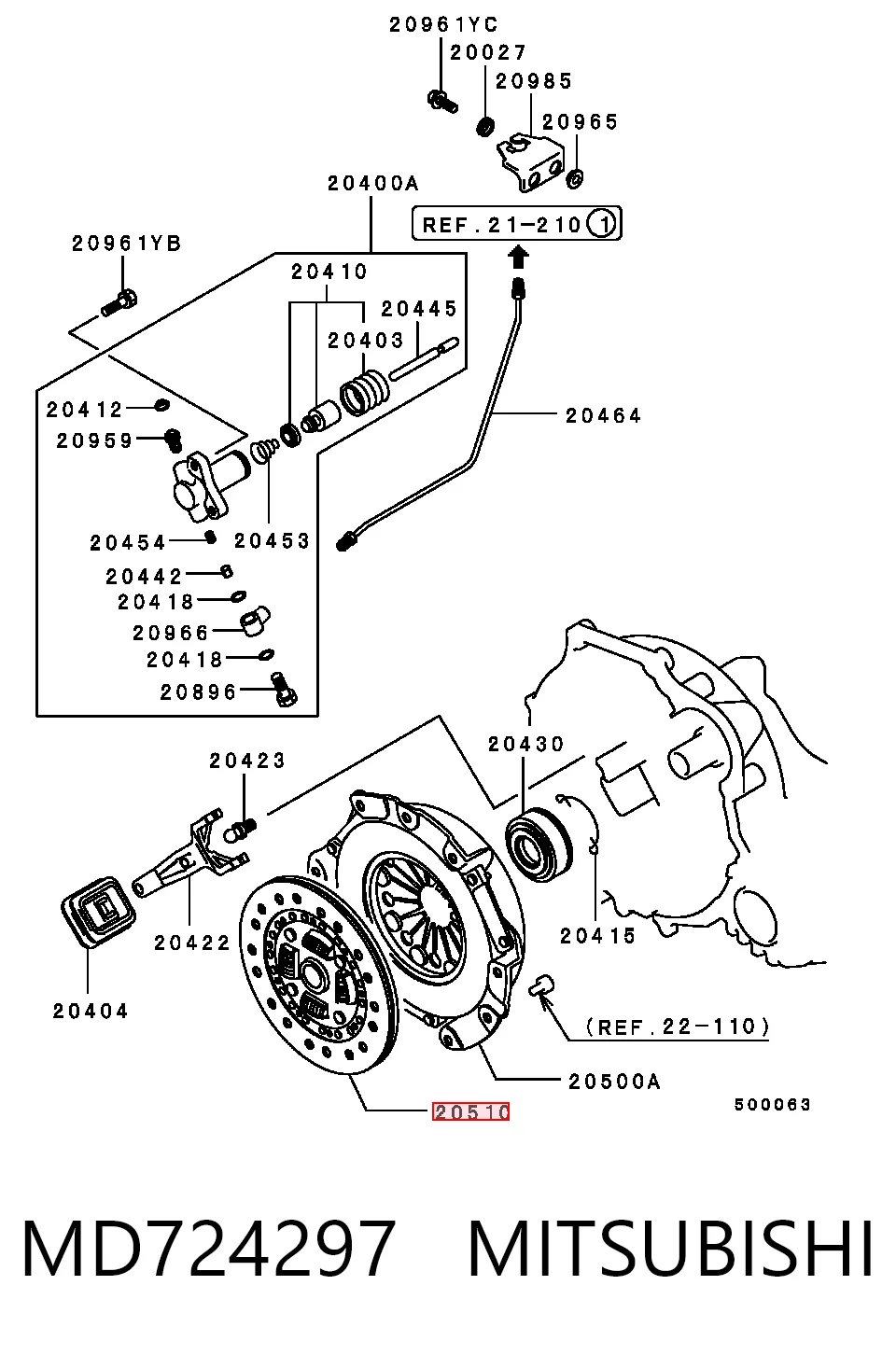 MD724297 Mitsubishi