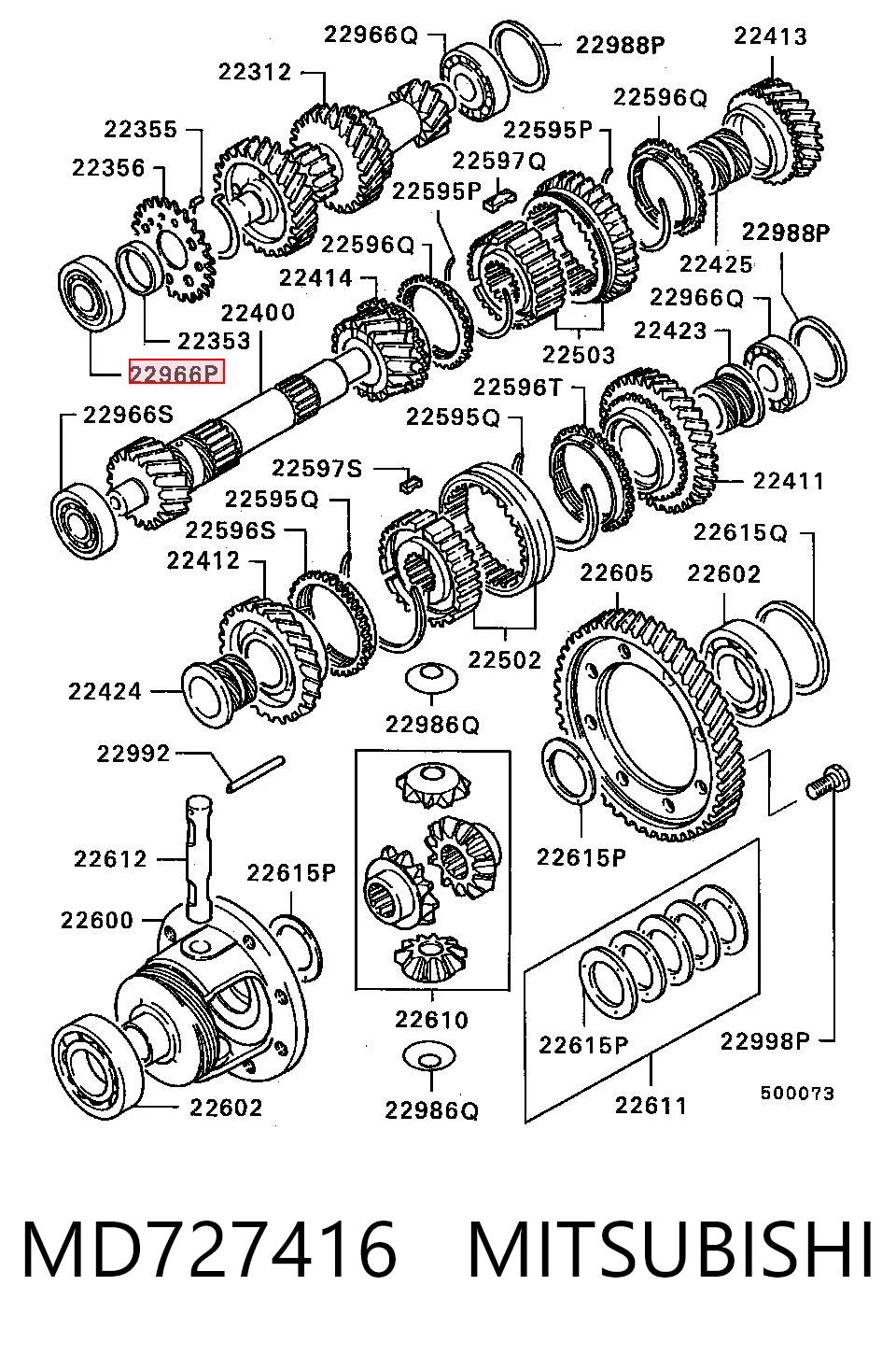 MD727416 Mitsubishi