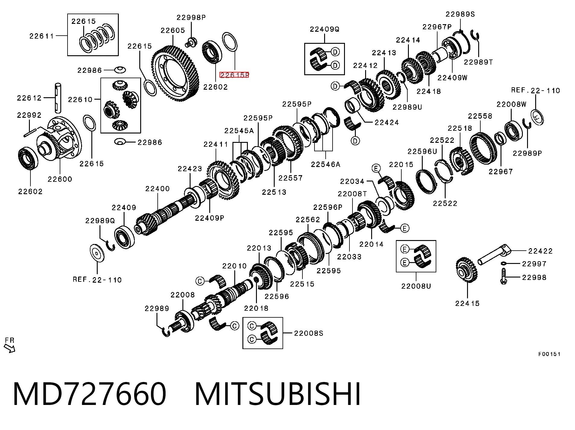 MD727660 Mitsubishi
