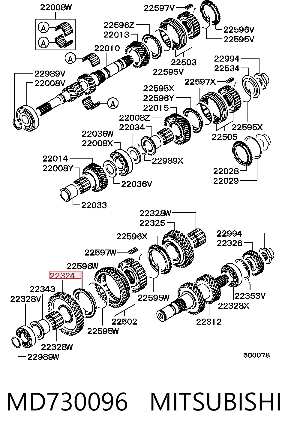 MD730096 Mitsubishi