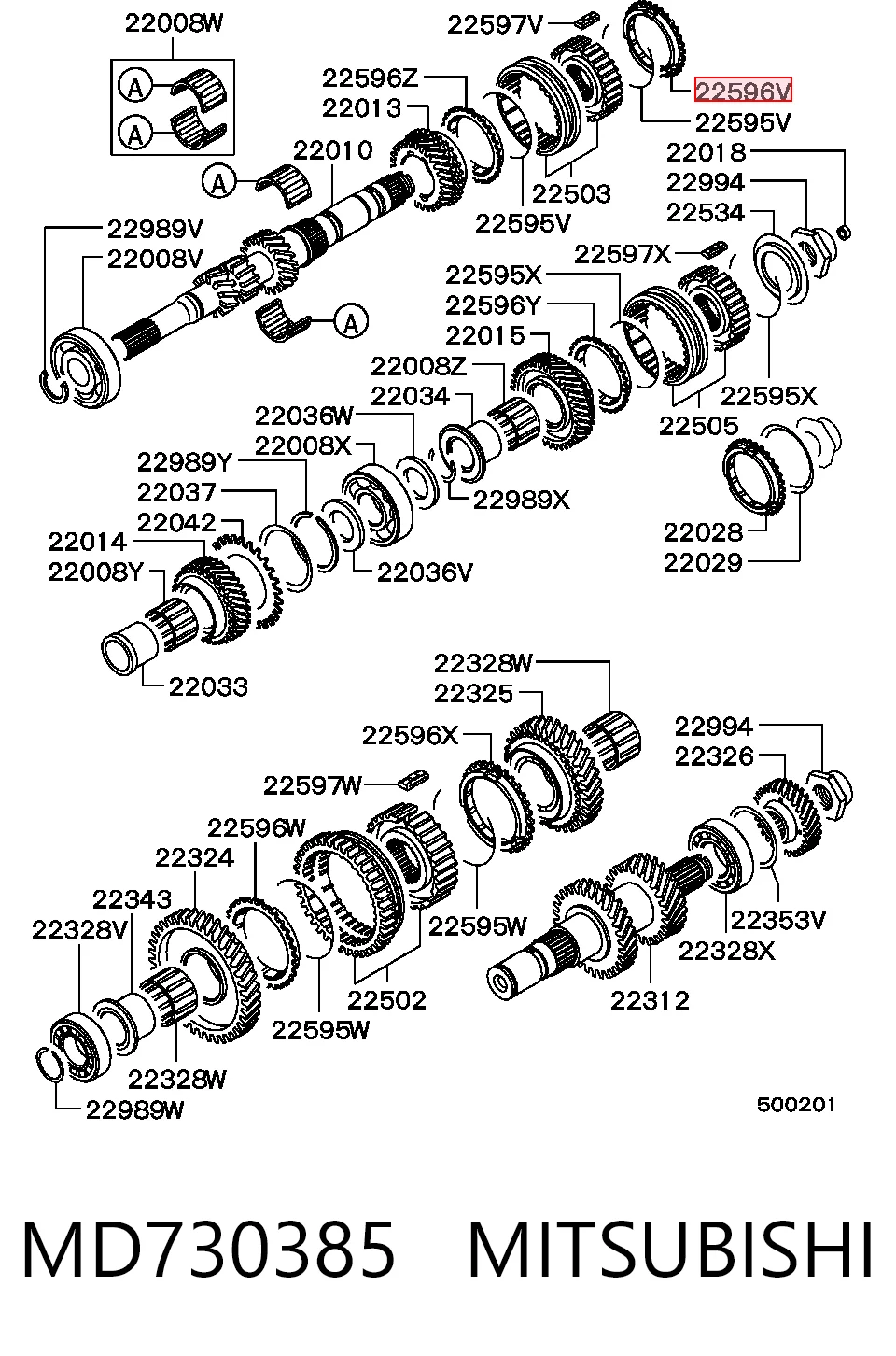 MD730385 Mitsubishi