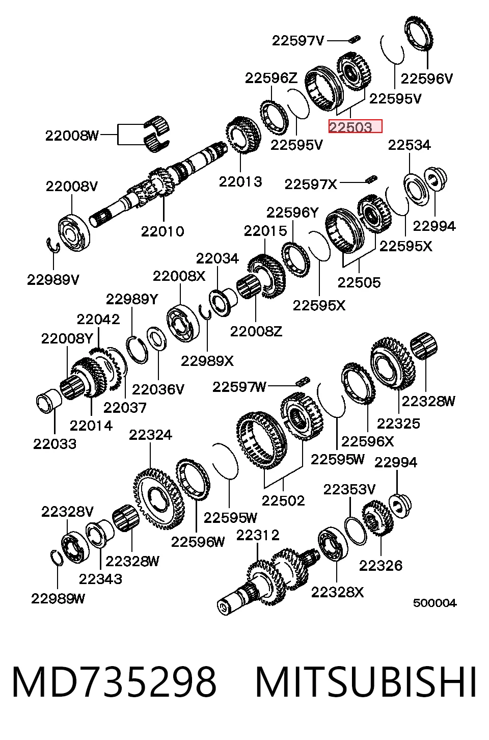 MD735298 Mitsubishi