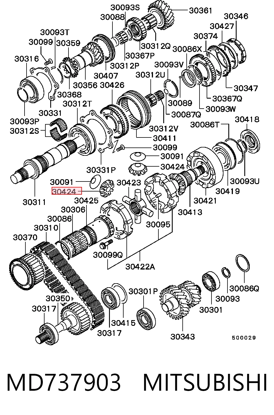 MD737903 Mitsubishi