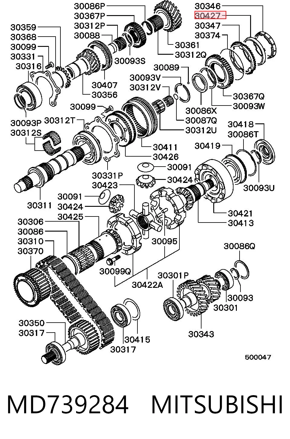MD739284 Mitsubishi