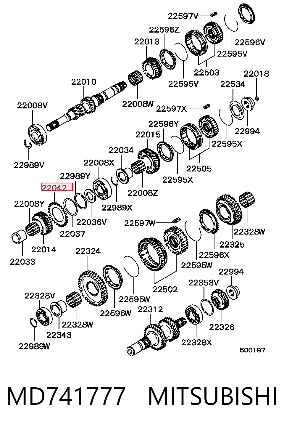 MD741777 Mitsubishi