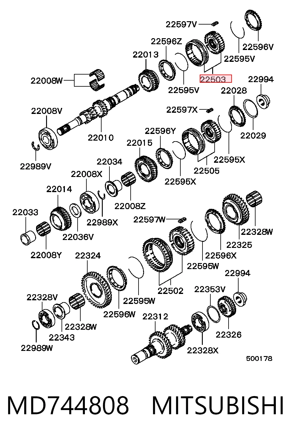 MD744808 Mitsubishi