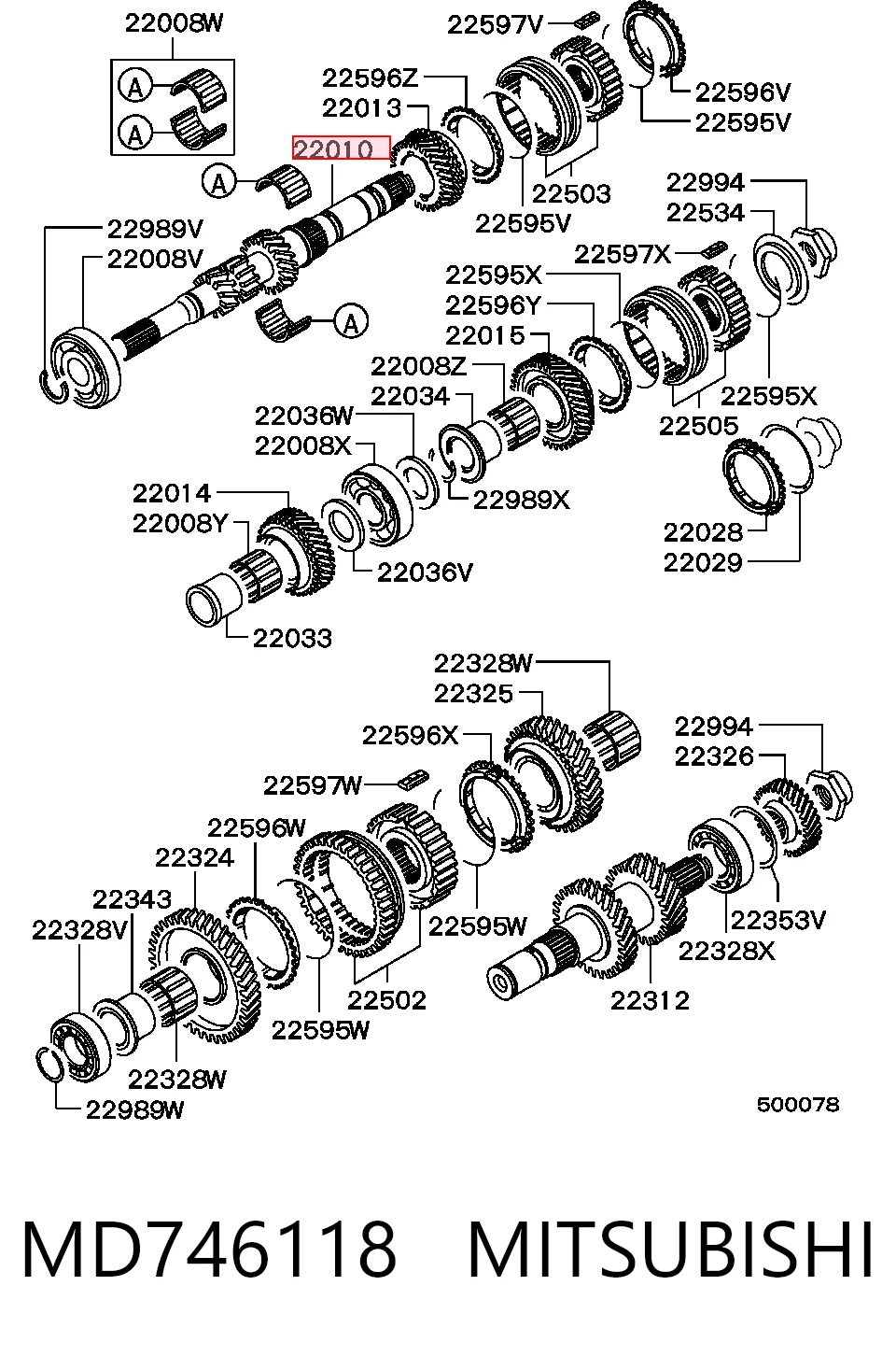 MD746118 Mitsubishi
