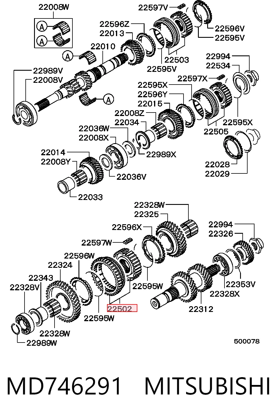 MD746291 Mitsubishi