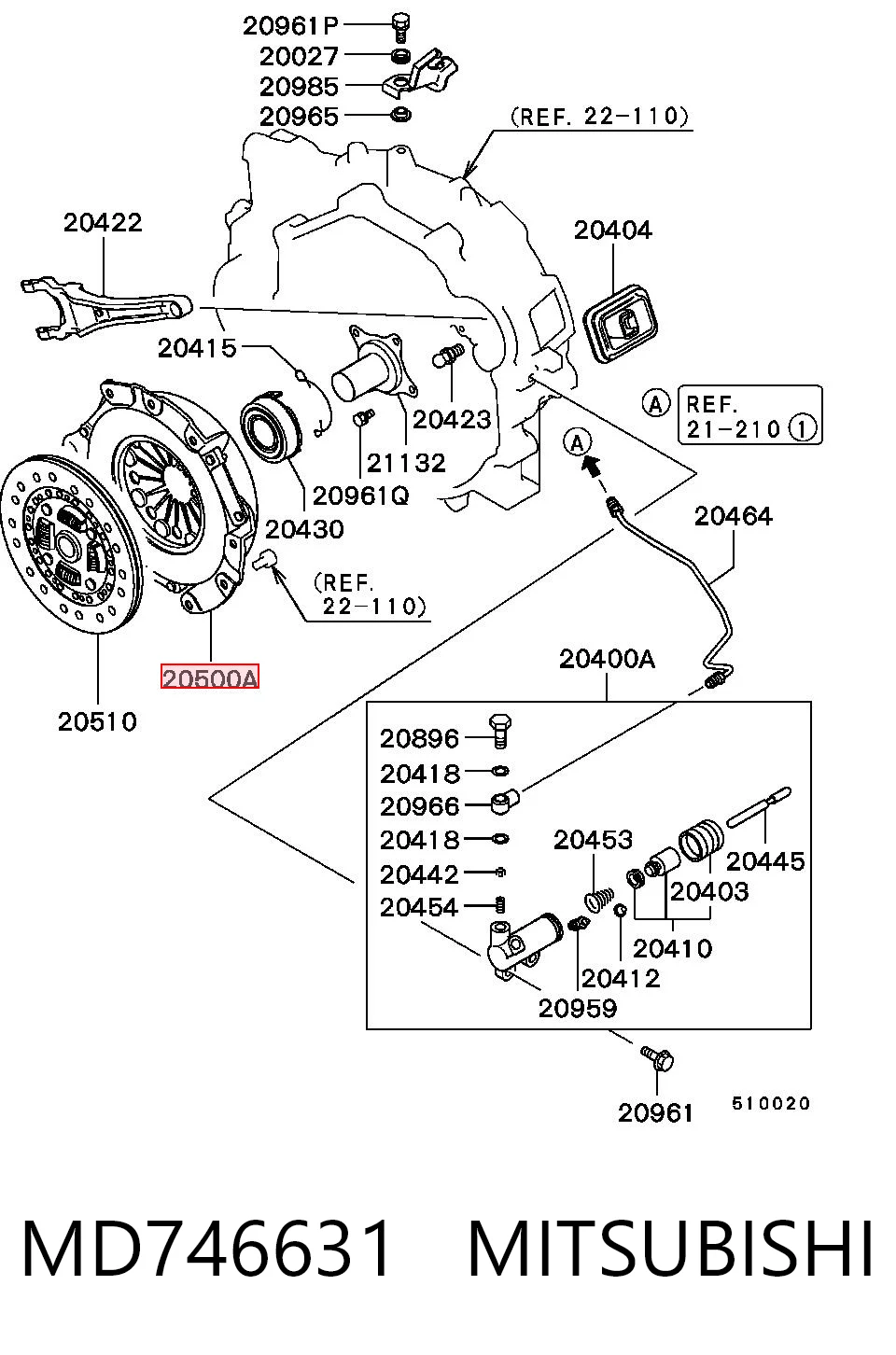 MD746631 Mitsubishi