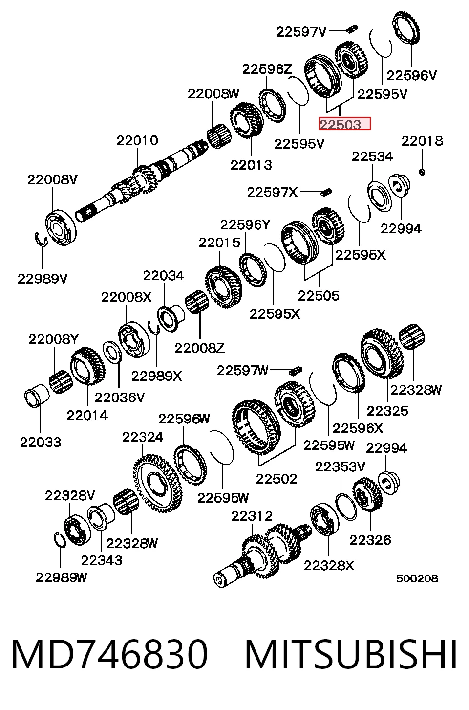 MD746830 Mitsubishi