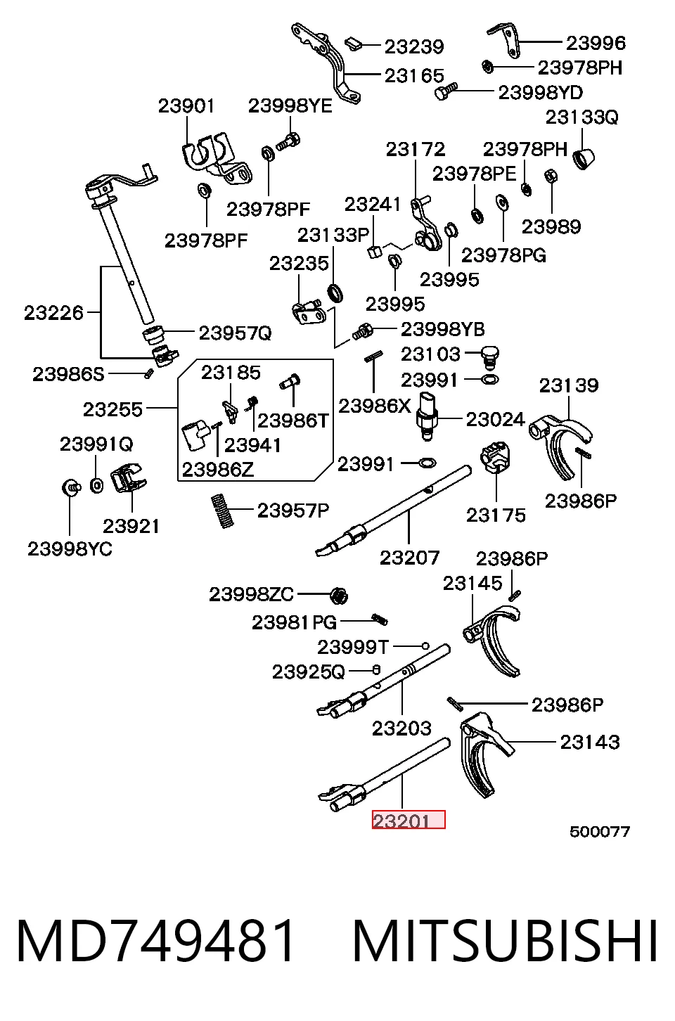 MD749481 Mitsubishi