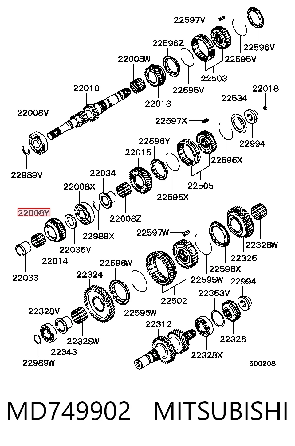 MD749902 Mitsubishi
