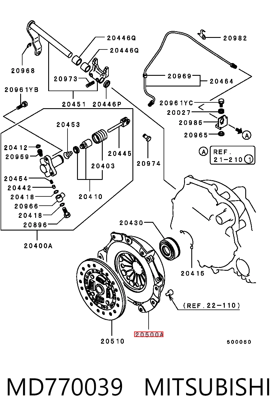MD770039 Mitsubishi