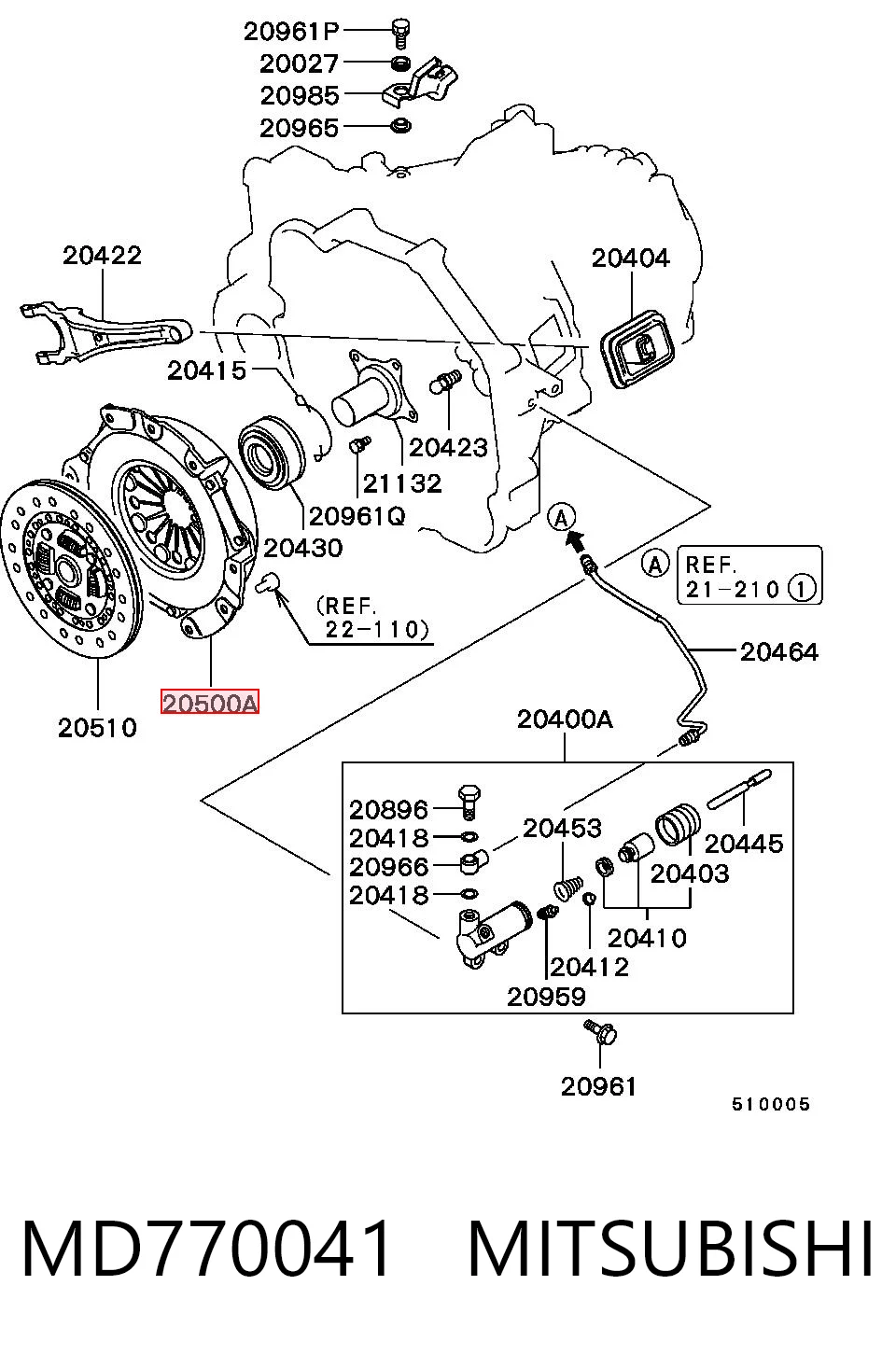 MD770041 Mitsubishi