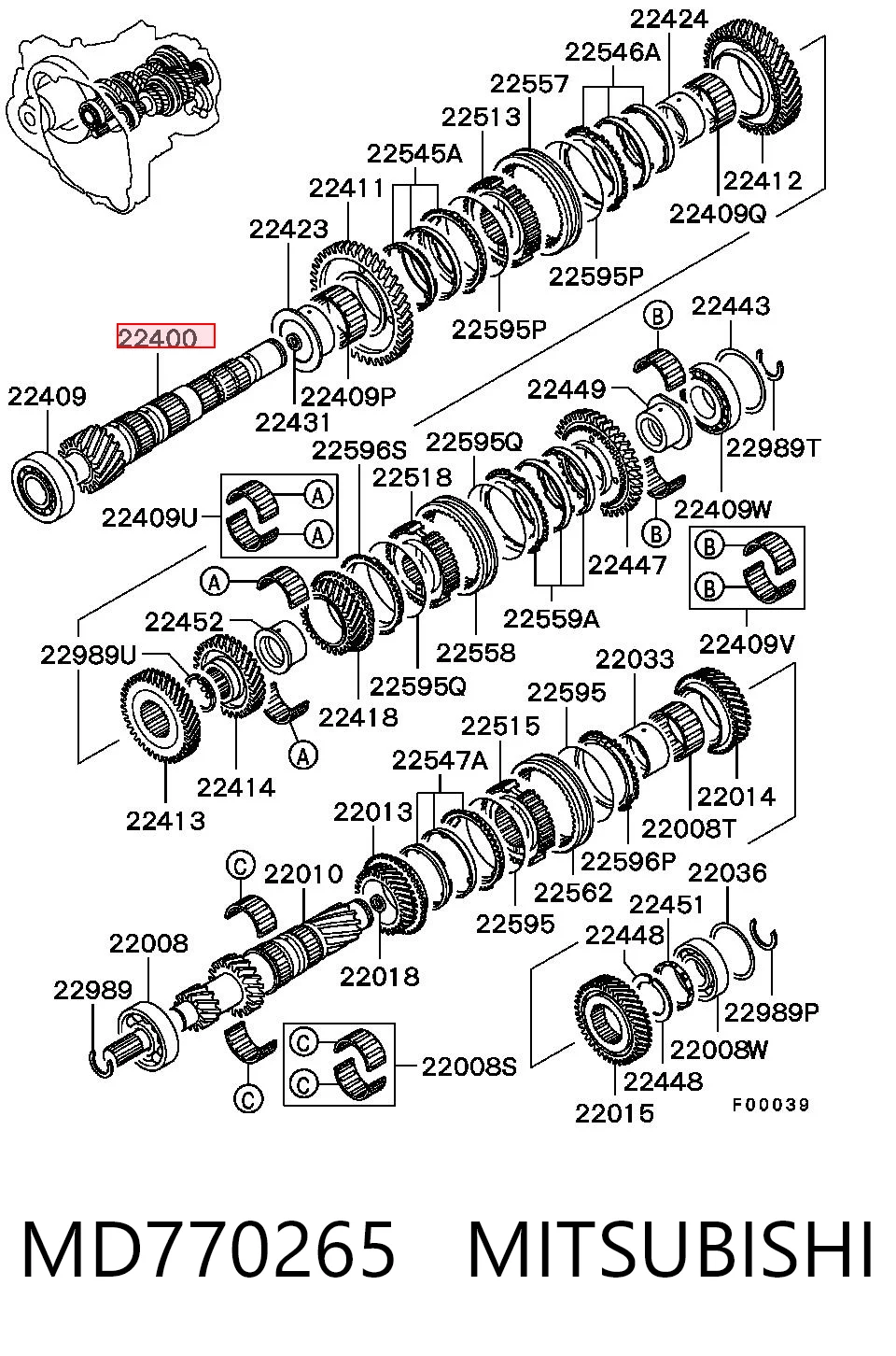 MD770265 Mitsubishi