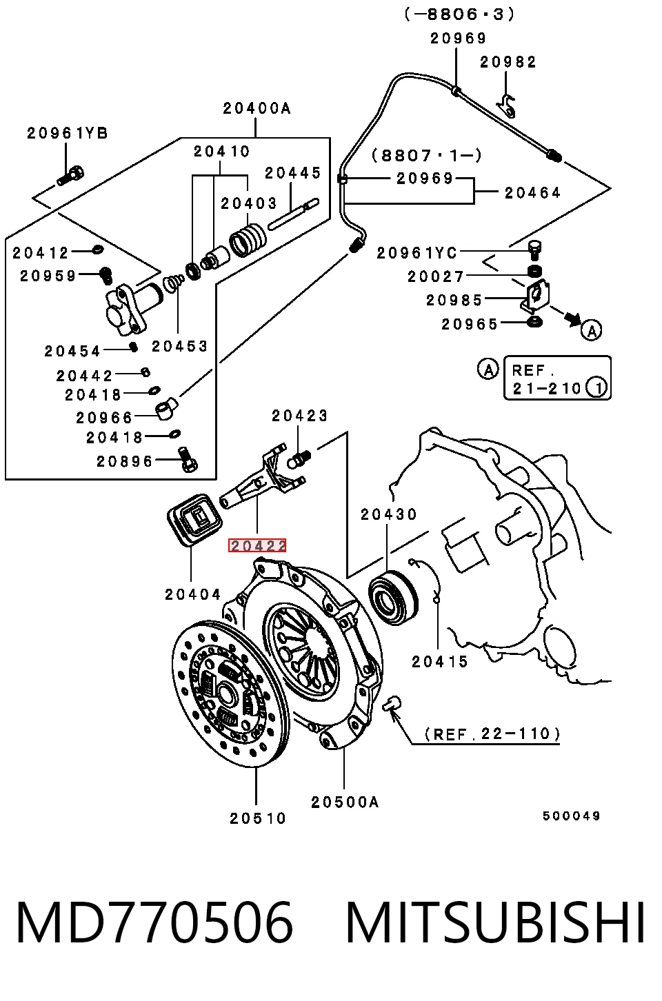 MD770506 Mitsubishi