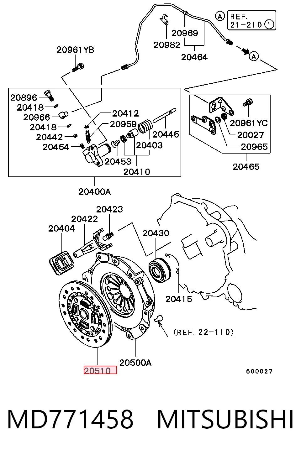 MD771458 Mitsubishi