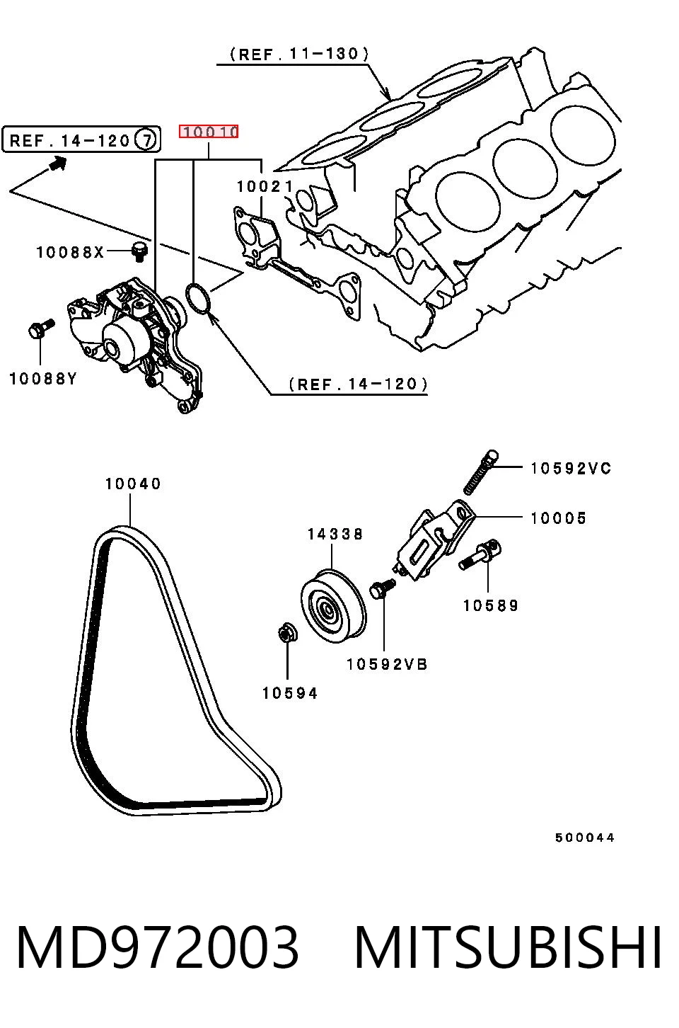 MD972003 Mitsubishi