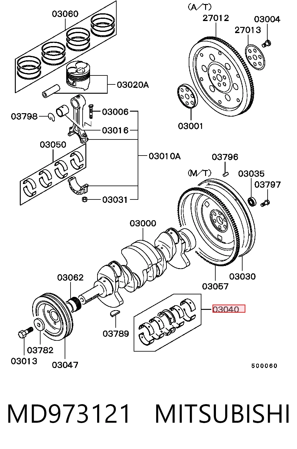 MD973121 Mitsubishi
