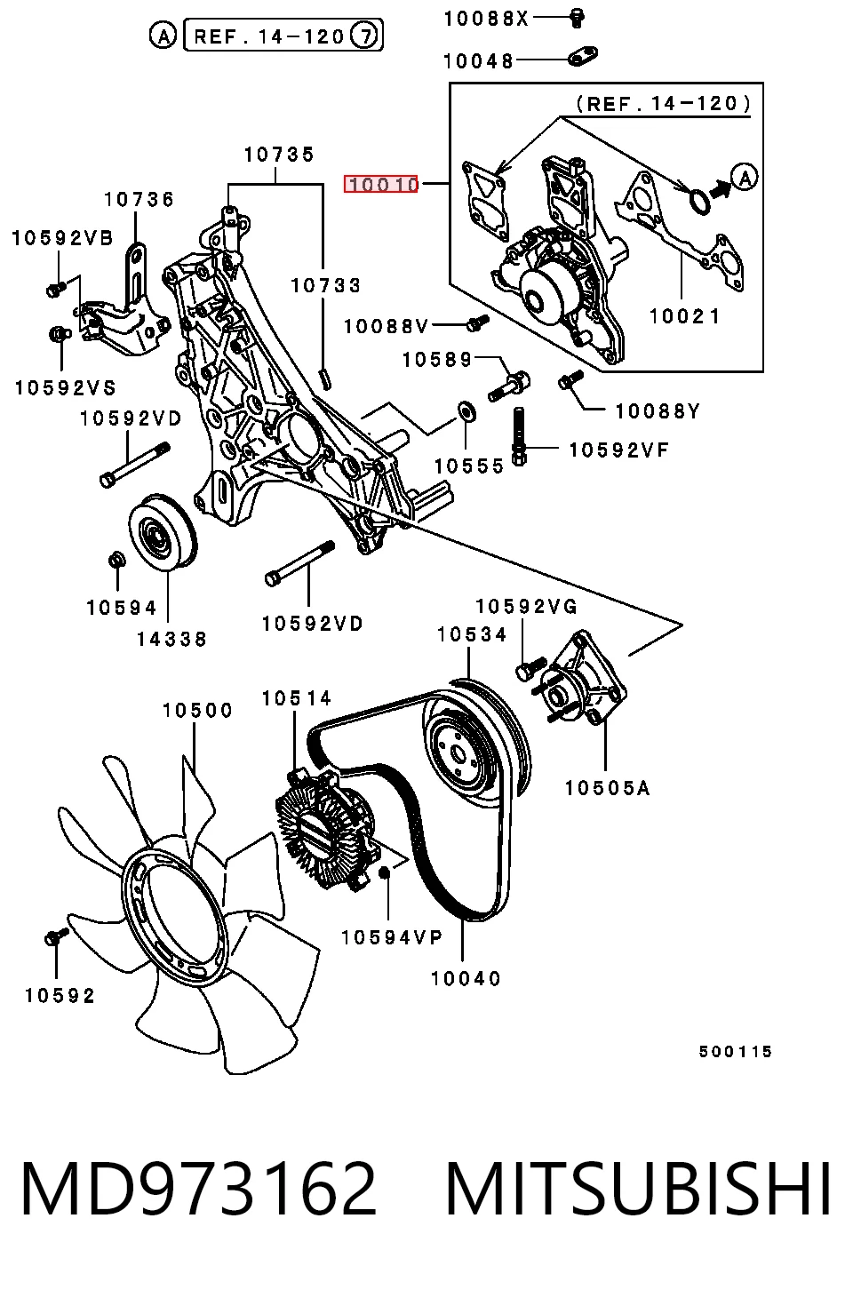 MD973162 Mitsubishi