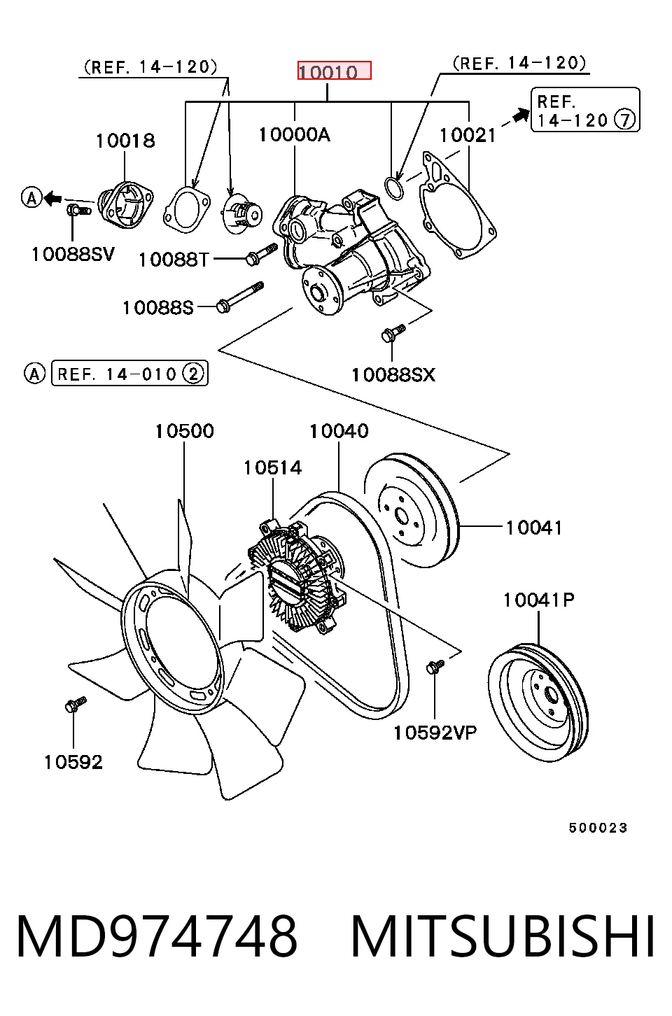 MD974748 Mitsubishi