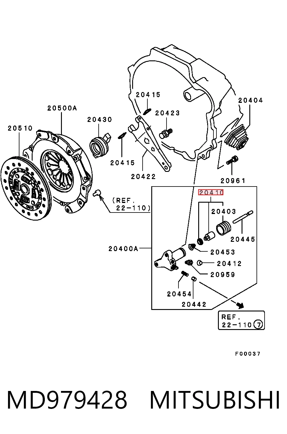 MD979428 Mitsubishi