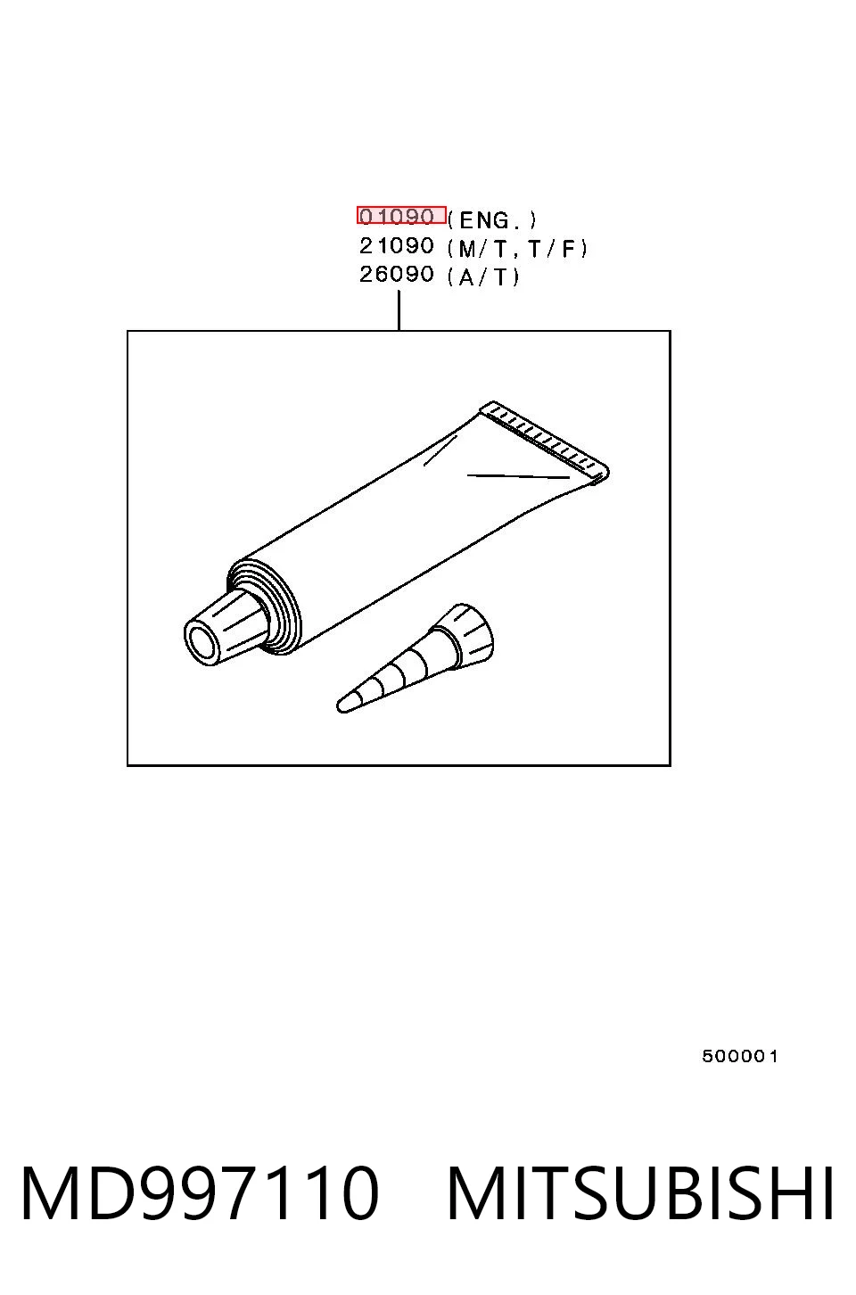 5840103 Scania Sellador de silicona
