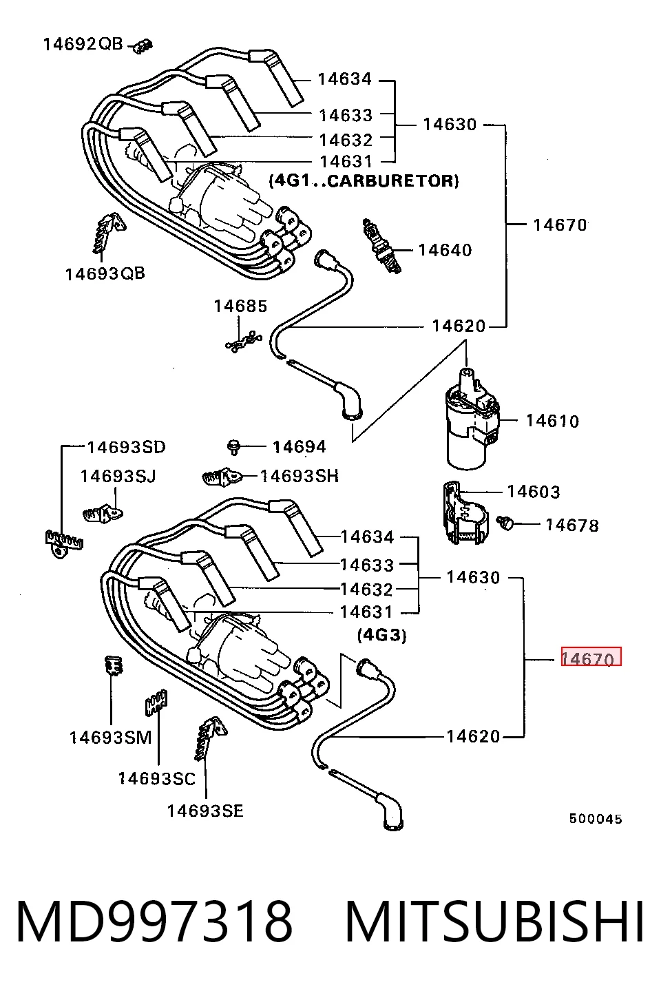 MD997318 Mitsubishi
